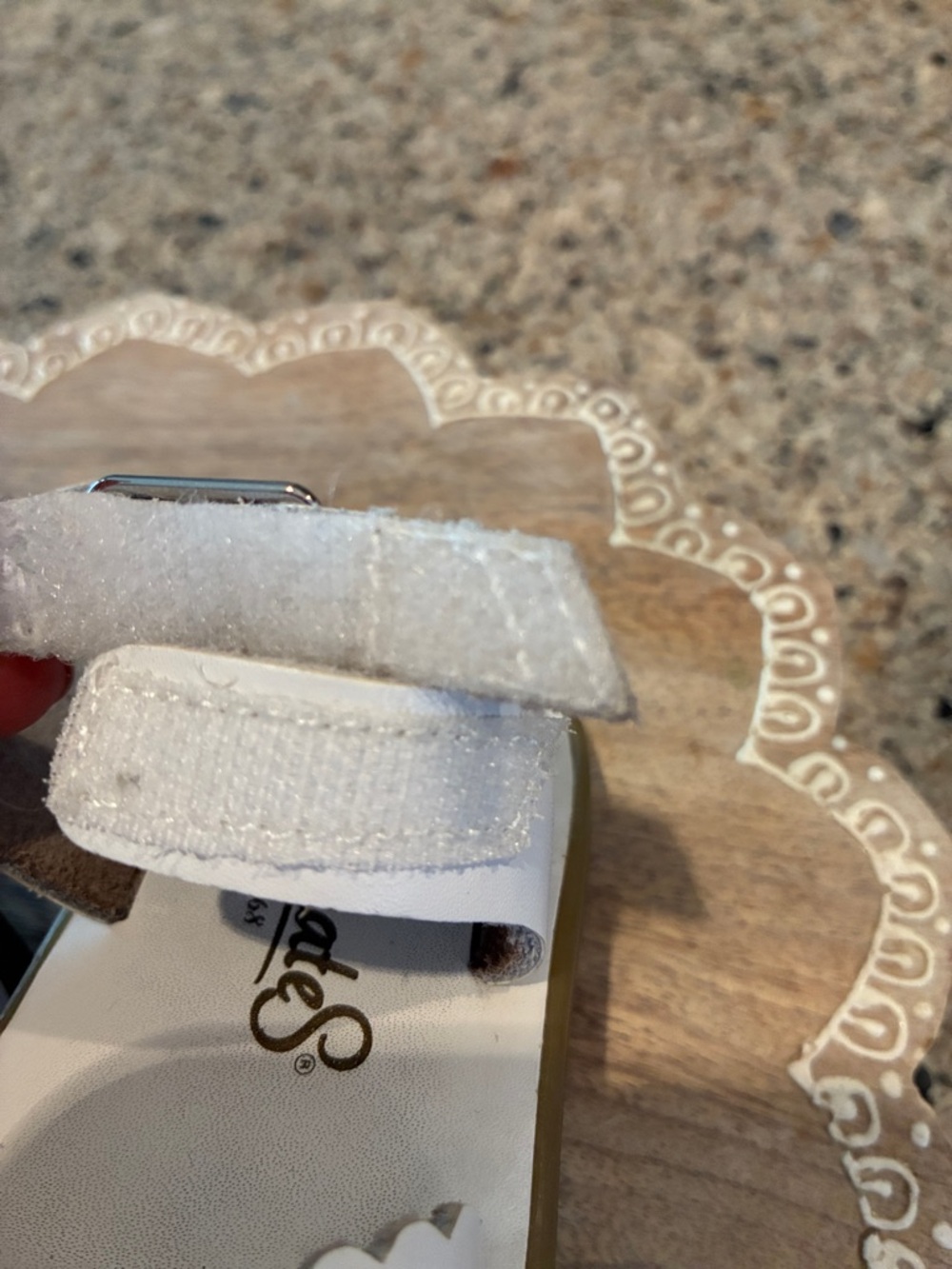 6C Footmates Ariel White Sandals - Picture 9 of 10